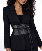 Ceinture simili cuir Modelaya