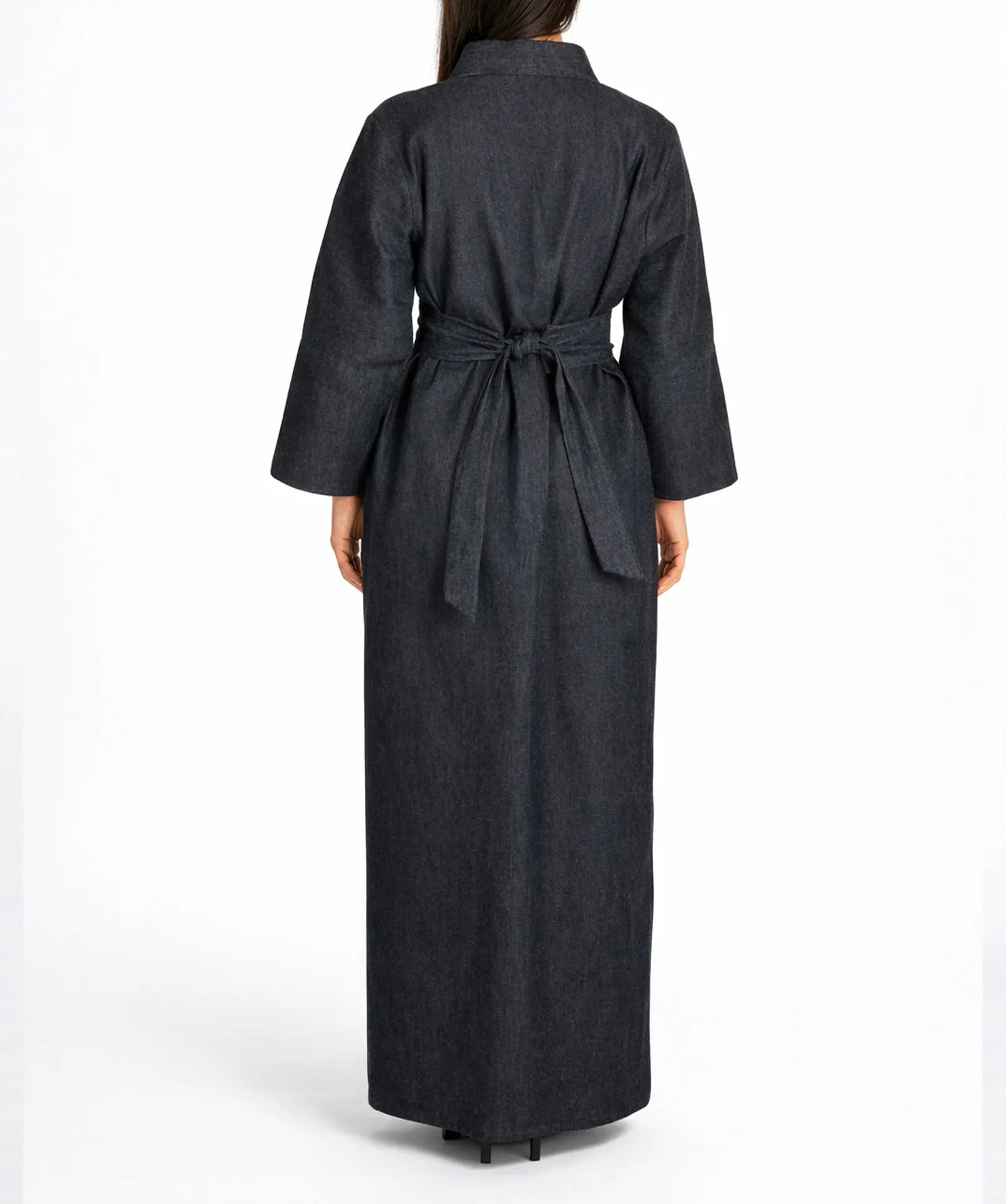 Kimono long denim premium Modelaya