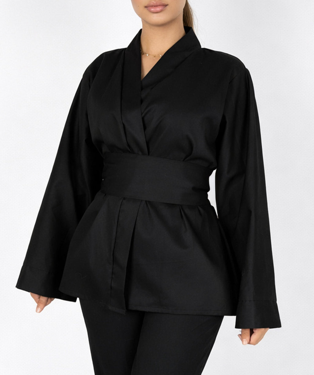 Kimono Noir Modelaya