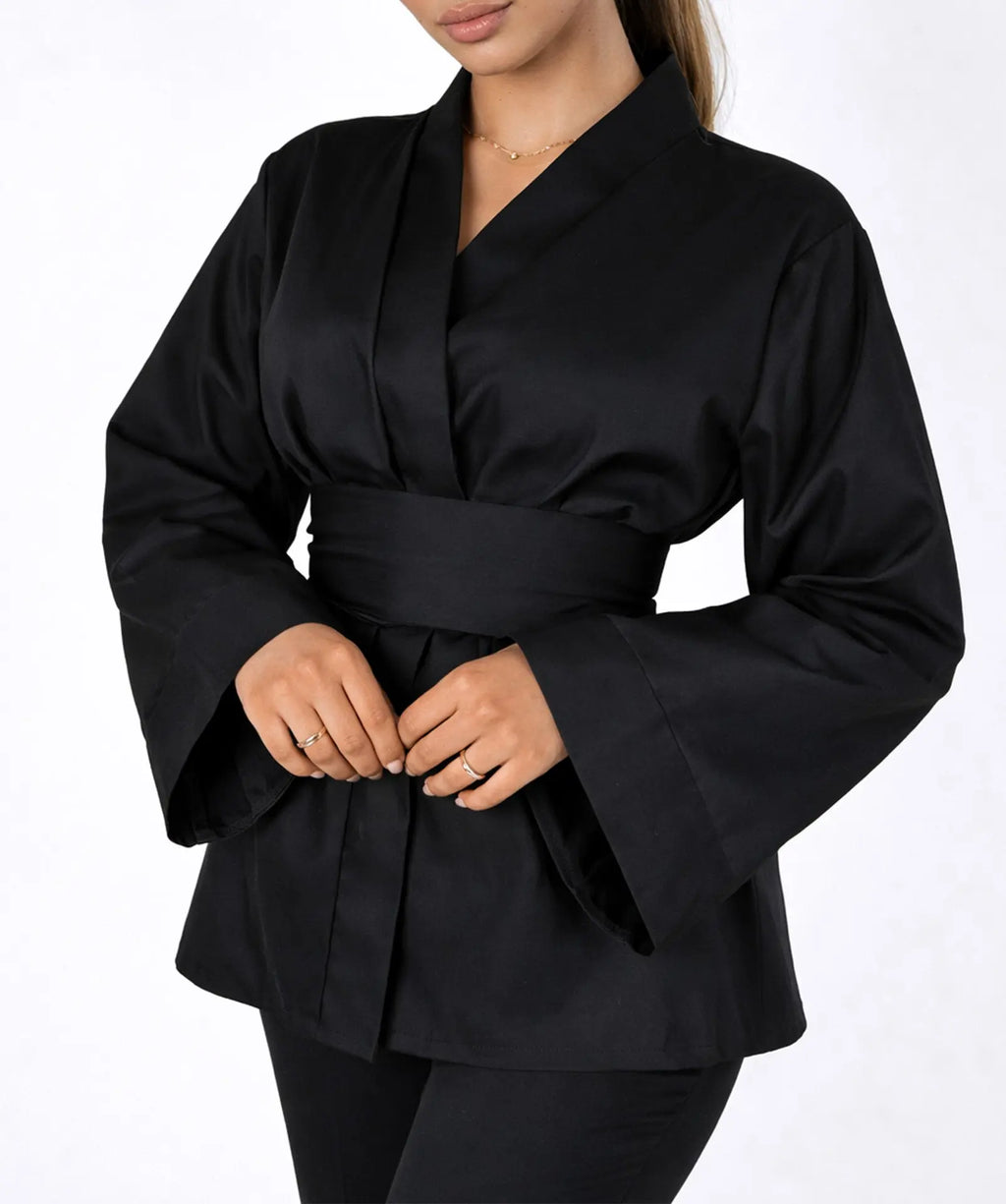 Kimono Noir Modelaya