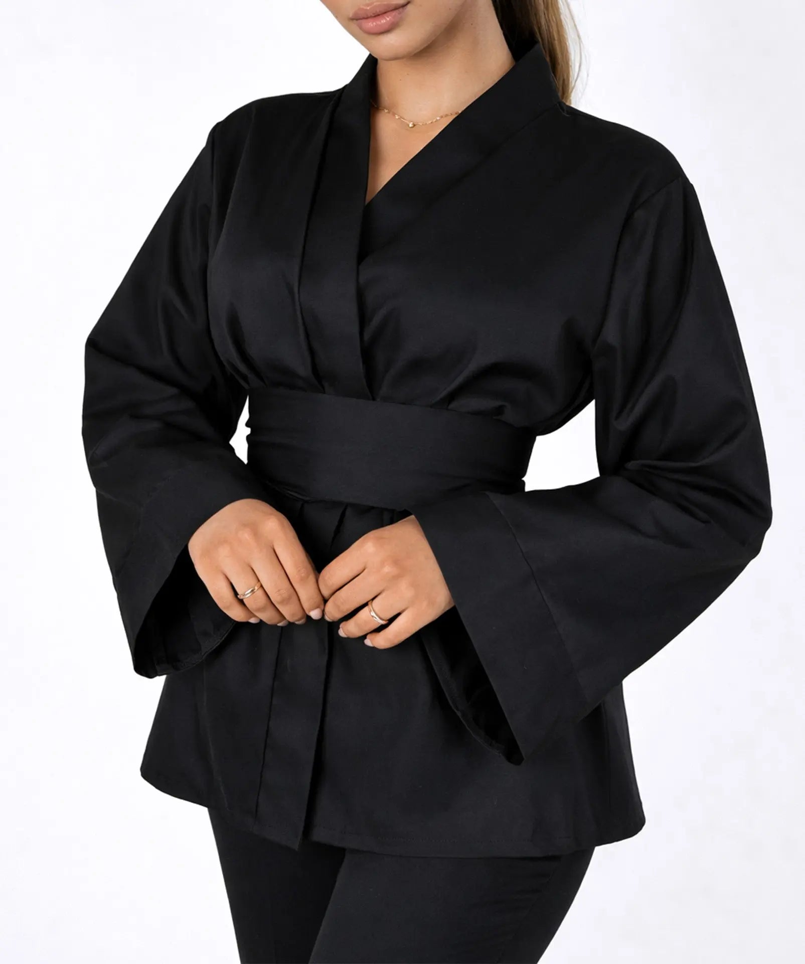 Kimono Noir Modelaya