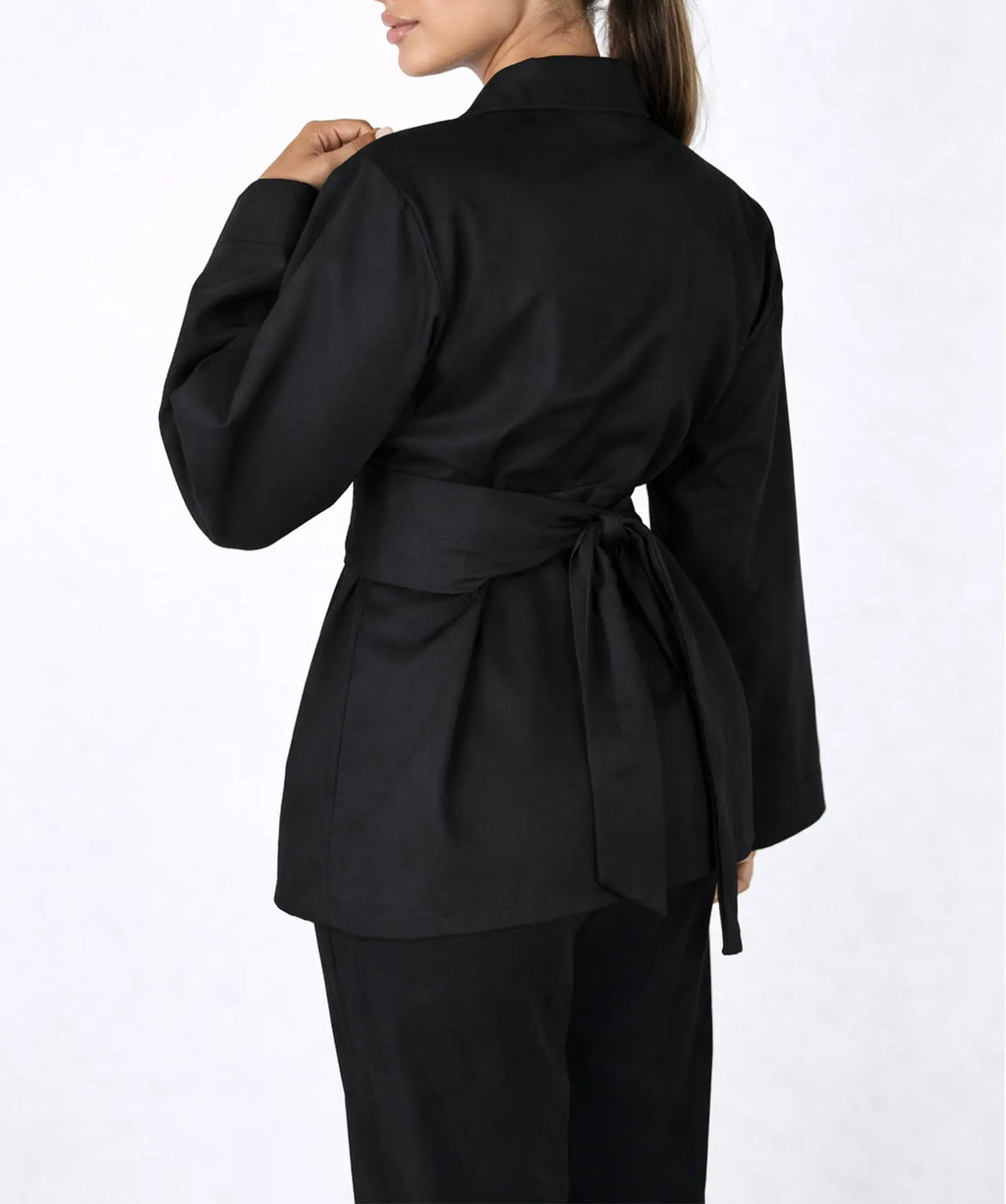 Kimono Noir Modelaya